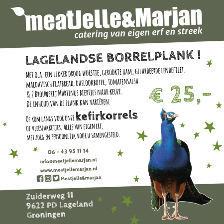 Meat Jelle & Marjan Catering Lageland Groningen Borrelplank studio Hille