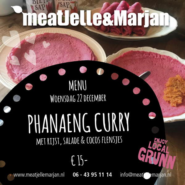Meat Jelle en Marjan, catering, groningen, lageland, curry, studio hille